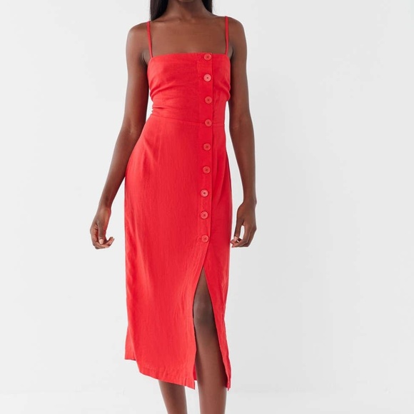 linen dress urban outfitters